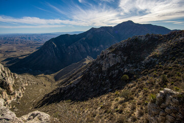 Fototapeta premium Guadalupe Mountains National Park landscape