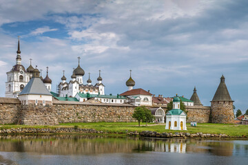 Fototapeta na wymiar Solovetsky Monastery, Russia