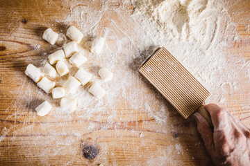 Gnocchi di patate della tradizione italiana.