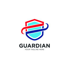 Shield guardian Logo, Protection And Care Logo, Guardian Symbol 