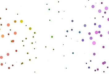 Light Multicolor, Rainbow vector template with circles.