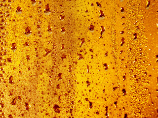 golden liquid drops background