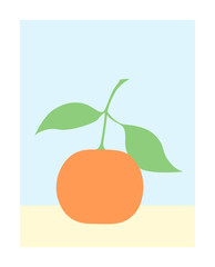 Still life of orange