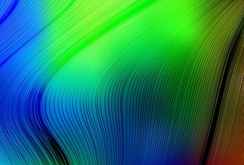 Dark Multicolor vector abstract bright texture.