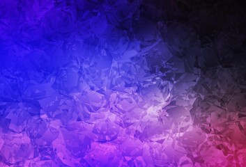 Dark Pink, Blue vector elegant background with roses, flowers.