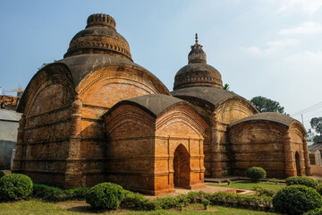 Gunavati Group of Temples. It is a group of three brick temples built in 1668 in the city of Udaipur, the ancient capital of Tripura. India.