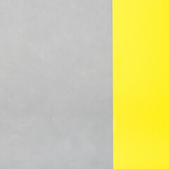 Fototapeta premium Yellow and gray texture, blank background for template, colors of year 2021, horizontal, copy space