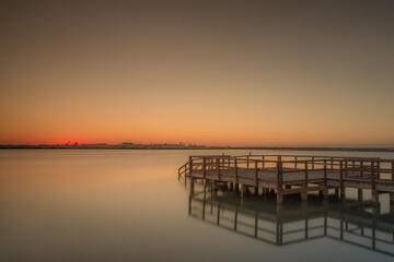 amanecer en la costa de murcia