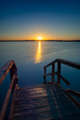 Obraz premium amanecer en la costa de murcia