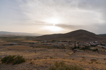 La Calahorra village in southern Spain