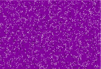 Light Purple vector pattern with spheres.