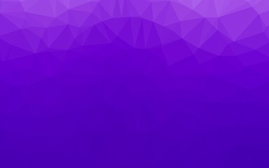 Fototapeta premium Light Purple vector shining triangular background.