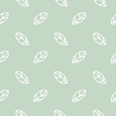  Hand drawn ethnic boho style vector olive seamless pattern