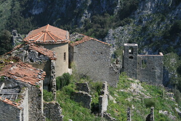 Il Borgo Medievale di San Severino di Centola (Italia).