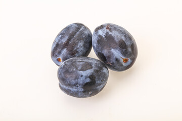 Ripe sweet and tasty plum