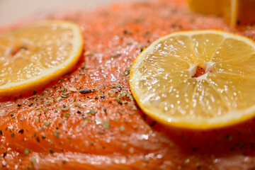 close up of a slice of orange