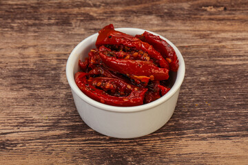 Dried tomato with olive oil