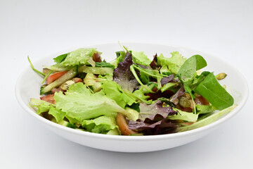 fresh salad in a bowl
