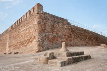 Galisteo fortress in Caceres of Extremadura Spain by the Via de la Plata way