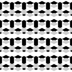 Seamless pattern. Pickets, rhombuses, figures vector. Ethnic ornament. Mosaics background. Geometric motif. Folk image. Simple shapes backdrop. Tribal wallpaper. Digital paper, web design, print.