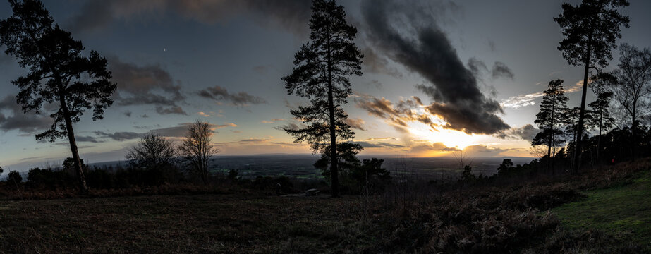 Leith Hill Sunset, Surrey