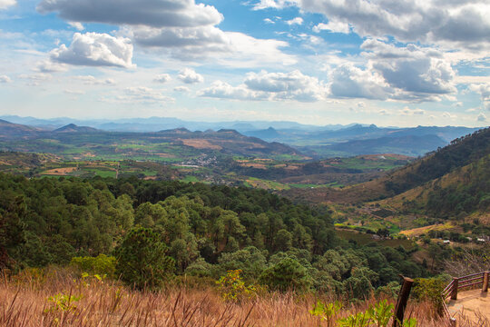 Landscape from Cerro Hueco, Tacambaro
