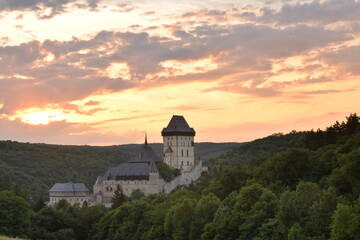 Fototapeta premium Karlstejn castle in Bohemia Czech Republic