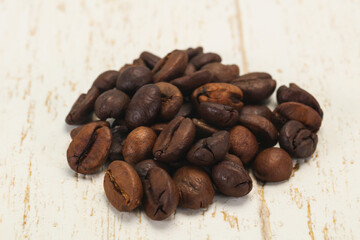 Roasted coffee beans for cooking