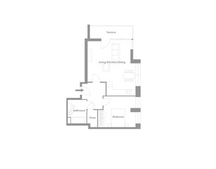 2d floor plan. Black white floor plan. Floor plan. Home space. Plan for real estate.  Blueprint. Floor plan for marketing.
