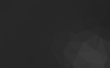 Obraz premium Dark Silver, Gray vector abstract polygonal texture.