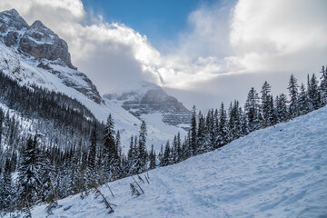 Rocky Mountain near Lake Louise