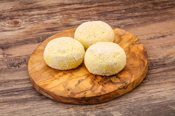 Raw potato zrazy for cooking