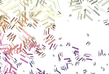 Light Green, Red vector texture with colorful lines.