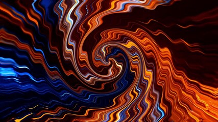 Gradient Texture. Gradient Animation. Abstract Color Wavy Smooth glas. Concept Multicolor Liquid Pattern. Red Blue Wavy Reflection Surface Macro. Trendy Colorful Fluid Abstraction Flow.