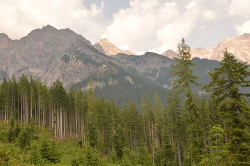 Hochkoening mountain range in Salzburger Land, Austria