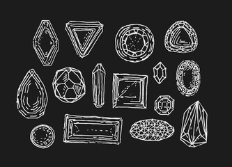 Crystal gem illustration