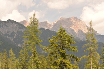 Hochkoening mountain range in Salzburger Land, Austria