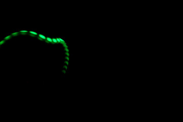 Lightpainting grün
