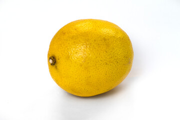 Lemon isolated over white background