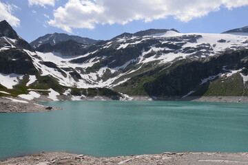 Weissee lake in Salzburger Land Austria