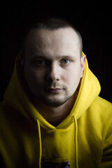 Fototapeta premium My self-portrait with different background solutions.