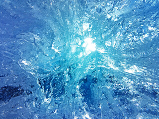 Obraz premium Blurred ice texture.