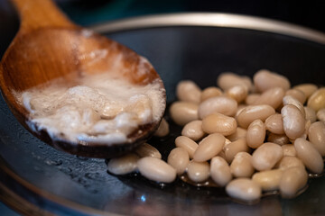 Lots of haricot beans and its gas.