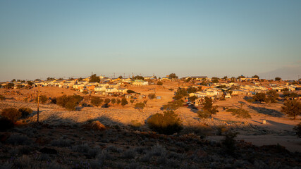 The part in Aus where the poor people live, Aus, Namibia.