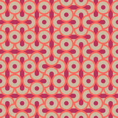 Fototapeta premium Abstract Geometric Pattern generative computational art illustration