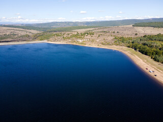 Bakardere Reservoir near town of Ihtiman, Bulgaria