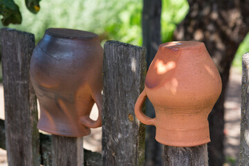 Handmade ceramic jugs - 400618231