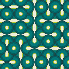 Abstract Geometric Pattern generative computational art illustration