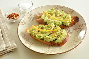 Avocado toasts