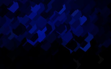 Dark BLUE vector texture in rectangular style.